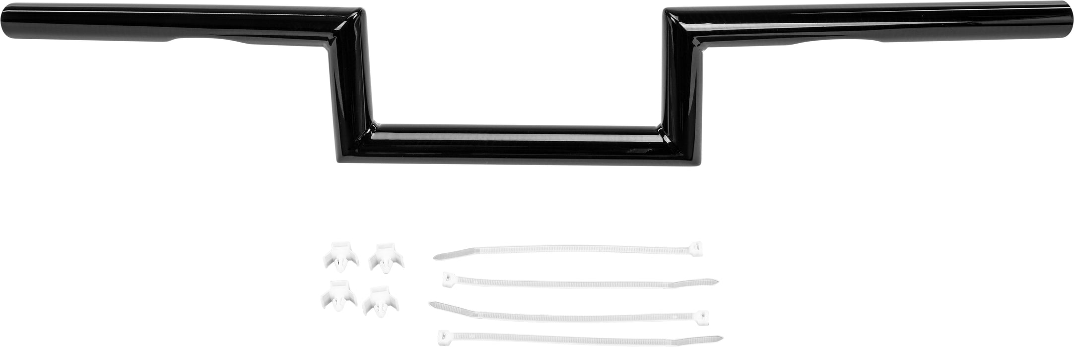 Z Bar One Inch Dimpled 4 Inch Gloss Black