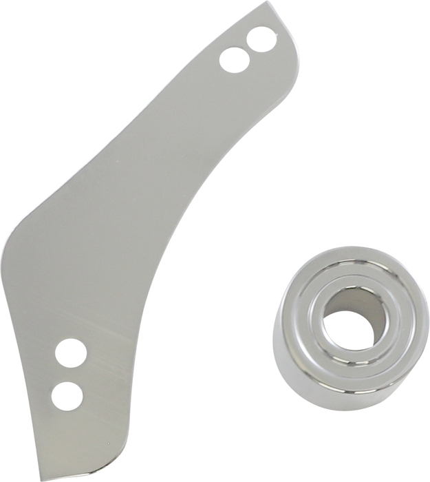 ARLEN NESS Replacement Breather Bolt Cover Plate - Inverted/Method/Clear Tear/Sidekick - Right - Chrome 600-055