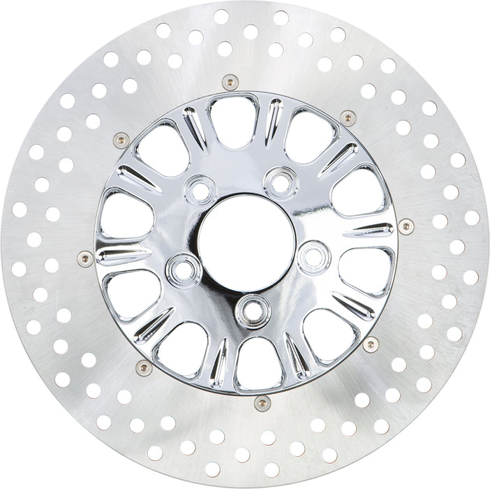 2pc Rear Right Luck Disc Chrome 11.5"