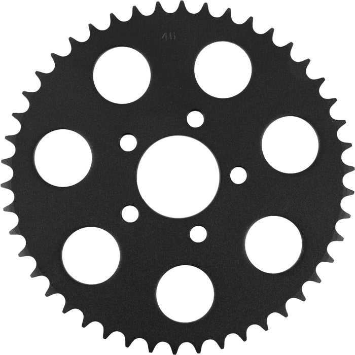 Textured Black Rr Sprocket 46t 2000 13 Big Twin Flat