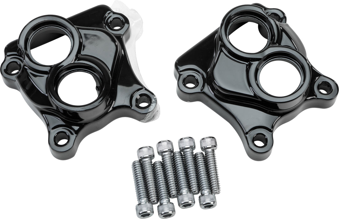 Twin Cam Tappet Cover Set Black