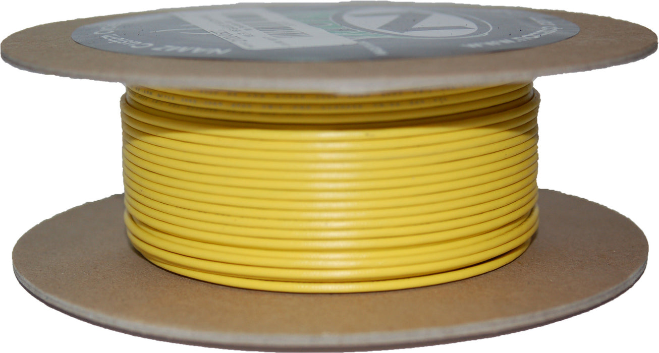 #18 Gauge Yellow 100' Spool Of Primary Wire