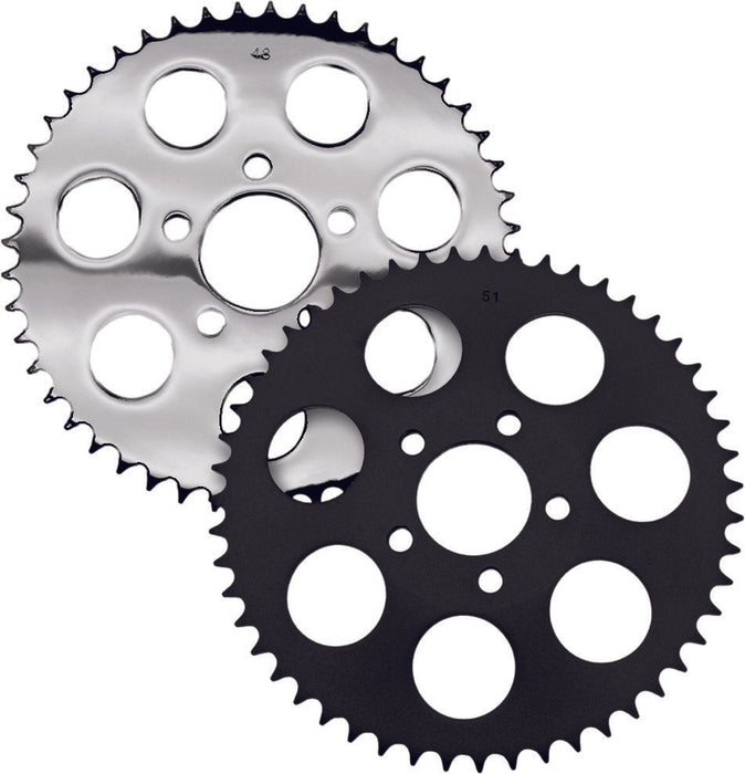 Textured Black Rr Sprocket 47t 2000 13 Big Twin Flat