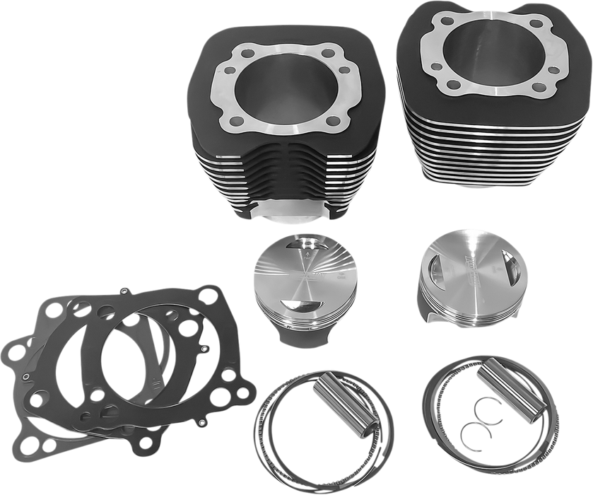 REVOLUTION PERFORMANCE, LLC Cylinder Kit - 98" - Black with Highlighted Fins RP201-111W